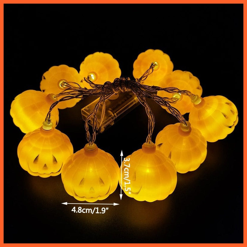 whatagift.com.au A2 1.5M 10 LED Halloween Led Light String | Pumpkin Lamp Hanging Halloween Party Decoration Lights