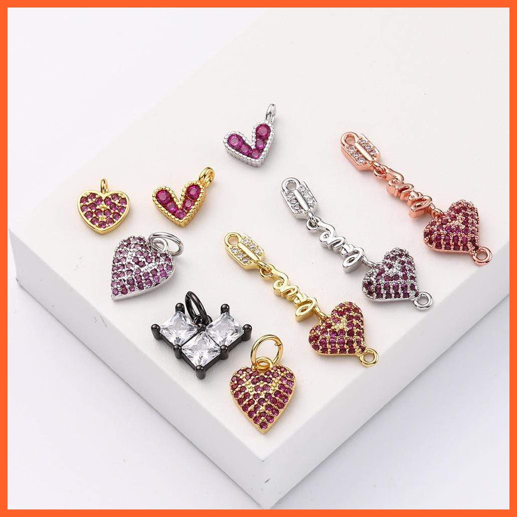 Heart Charms For Jewelry Making Pendant | Earrings | Bracelets | whatagift.com.au.