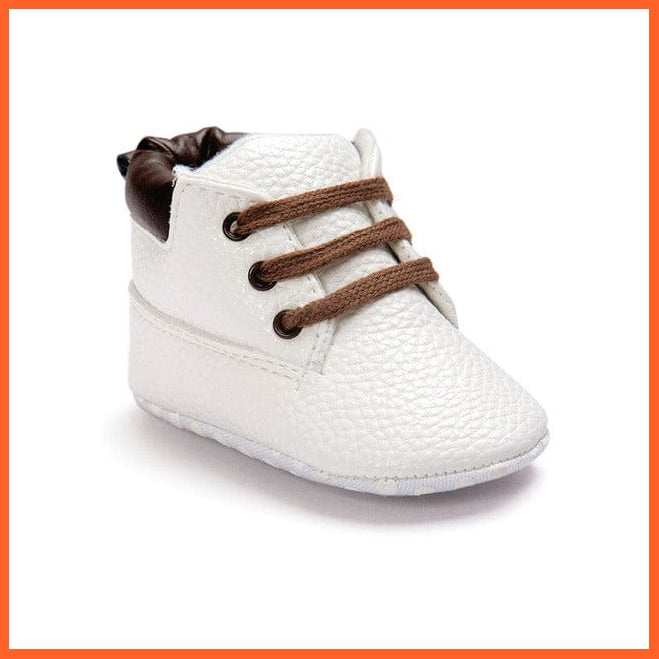 whatagift.com.au Autumn 01 / 0-6 Months Infant Toddler Boy Kids | Warm Soft Bottom Anti-slip Classic Boots