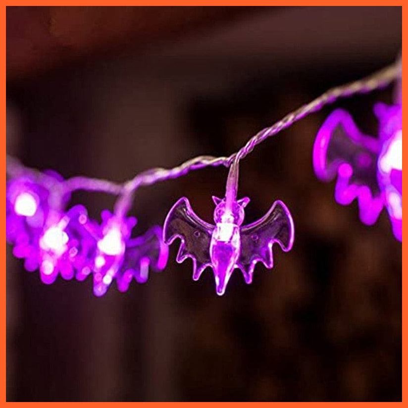 whatagift.com.au Bat 1.5M 10 LED Halloween Led Light String | Pumpkin Lamp Hanging Halloween Party Decoration Lights