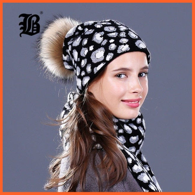 Fashion Brand Women Hats Scarf For Winter | High Quality Rhinestones  Beanies Warm Autumn Angora Knitted Caps | whatagift.com.au.