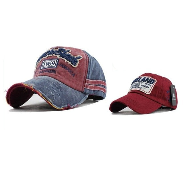 Unisex Washed Cotton Printed Baseball Cap | Snapback Adjustable Cap For Summer | Cool Hip Hop Caps | whatagift.com.au.