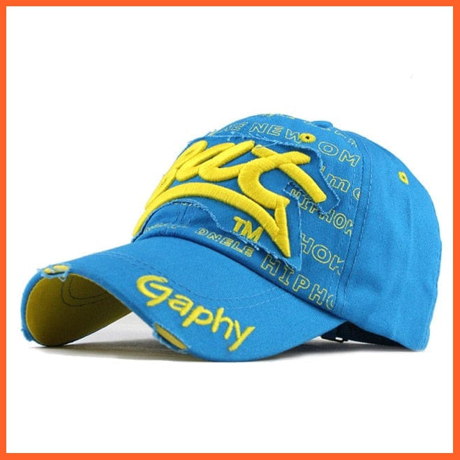 Unisex Cotton Colorful Baseball Cap | Snapback Adjustable Cap For Summer | Cool Hip Hop Caps | whatagift.com.au.