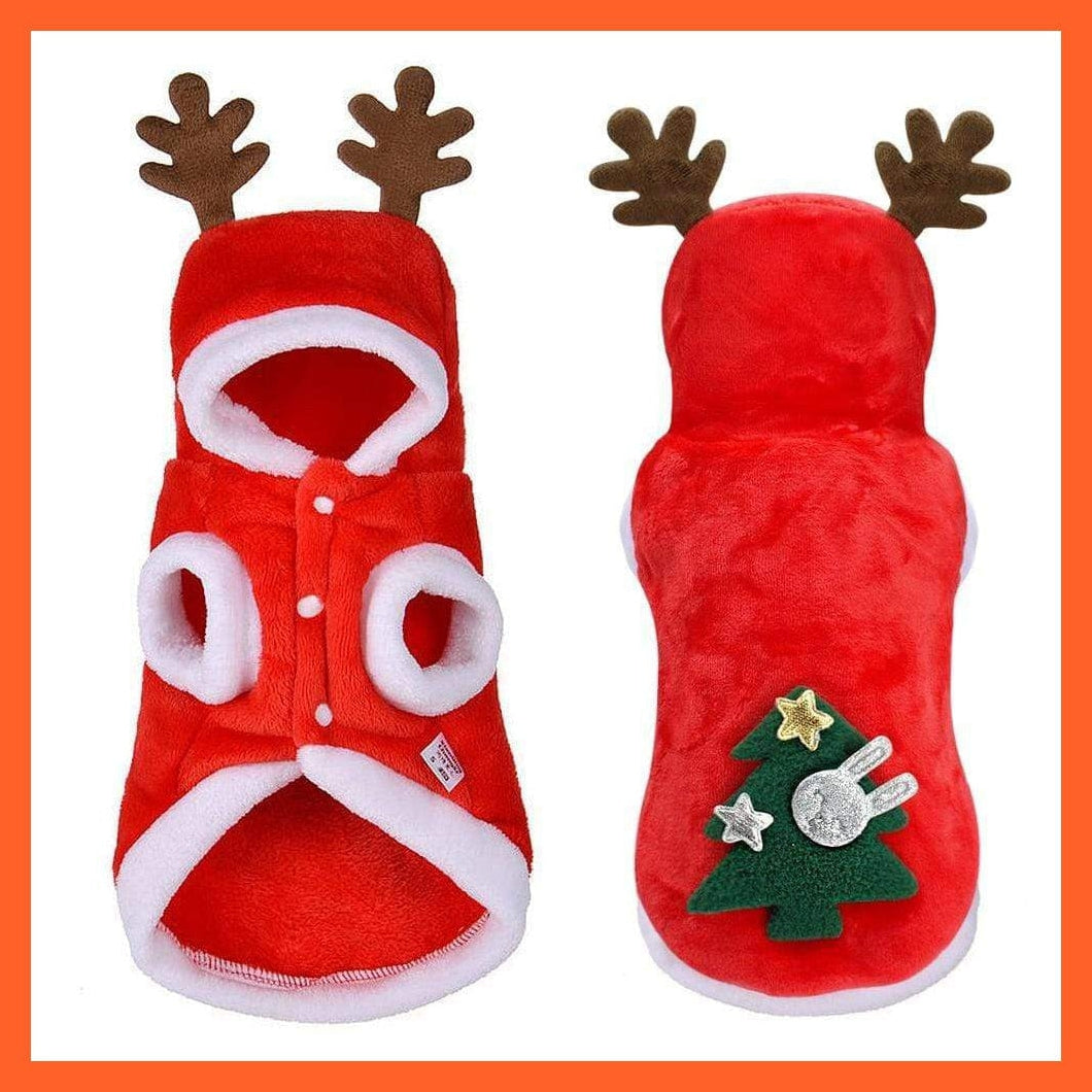whatagift.com.au Dog Apparel Red / XS Dogs Santa Costume | Cats Santa Costume