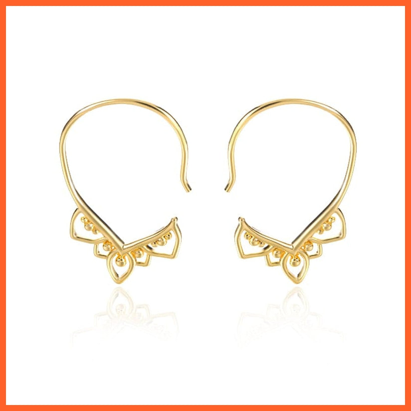 whatagift.com.au E1523G / CN Pearl Earrings Fashion Snowflake Crystal Earrings For Women | Charm Zircon Jewellery