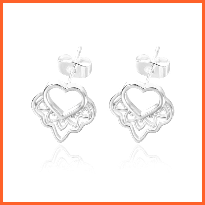 whatagift.com.au E1524S / CN Pearl Earrings Fashion Snowflake Crystal Earrings For Women | Charm Zircon Jewellery