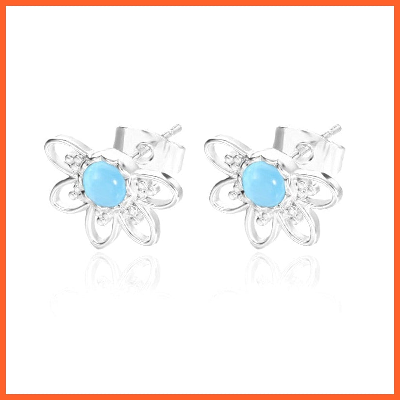 whatagift.com.au E1525S / CN Pearl Earrings Fashion Snowflake Crystal Earrings For Women | Charm Zircon Jewellery