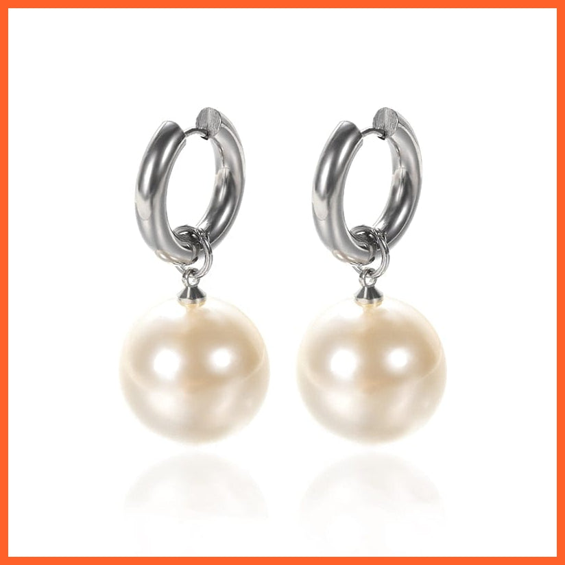 whatagift.com.au E2629P-5 / CN Pearl Earrings Fashion Snowflake Crystal Earrings For Women | Charm Zircon Jewellery