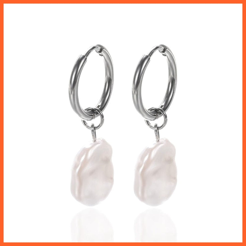 whatagift.com.au E2630P-1 / CN Pearl Earrings Fashion Snowflake Crystal Earrings For Women | Charm Zircon Jewellery