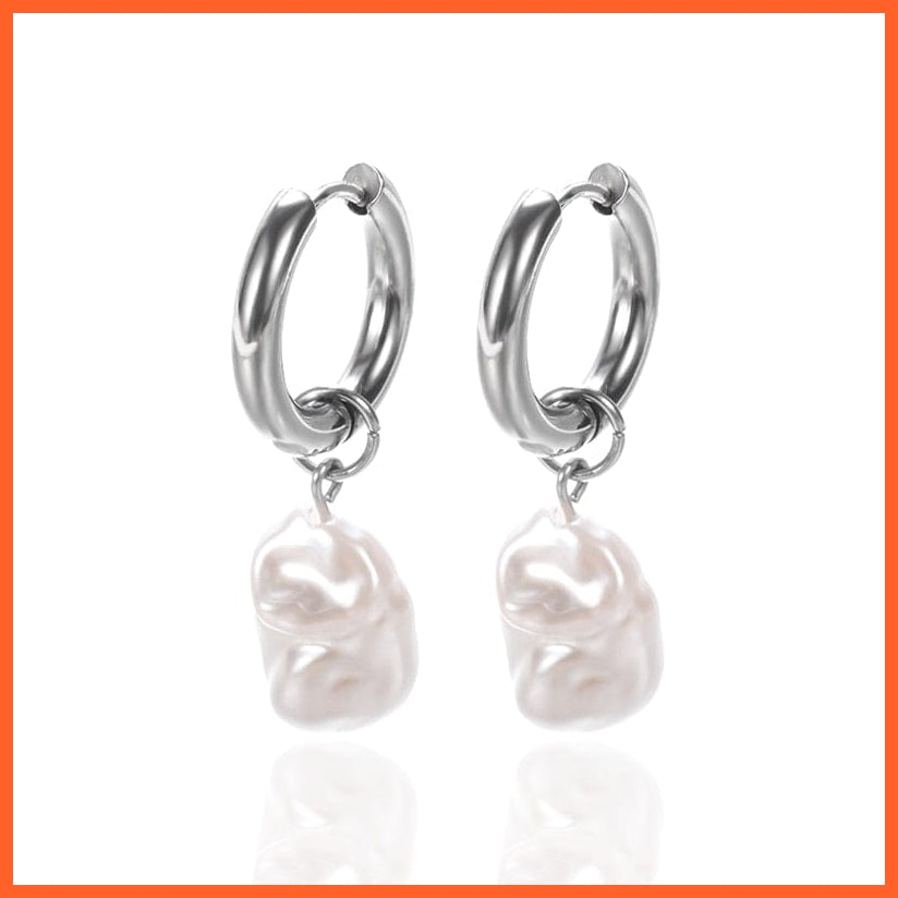 whatagift.com.au E2630P-3 / CN Pearl Earrings Fashion Snowflake Crystal Earrings For Women | Charm Zircon Jewellery