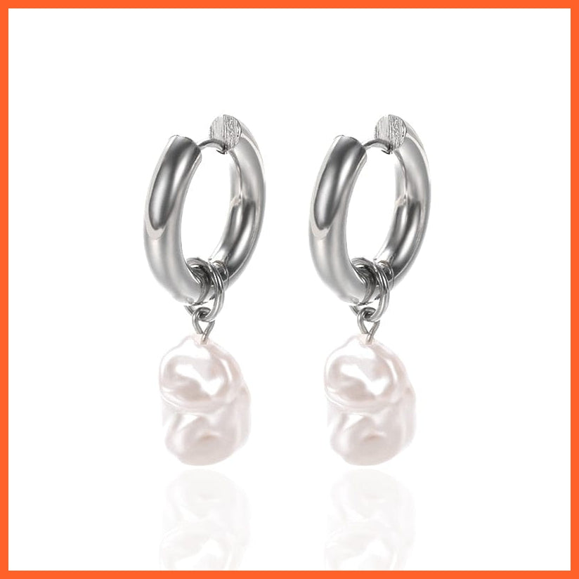 whatagift.com.au E2630P-4 / CN Pearl Earrings Fashion Snowflake Crystal Earrings For Women | Charm Zircon Jewellery