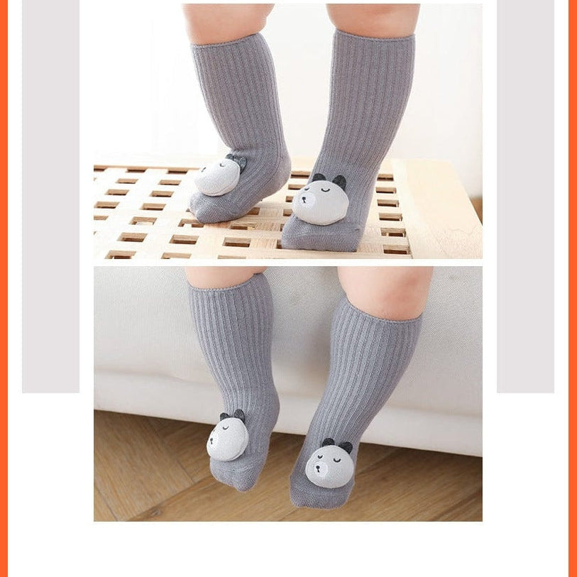 whatagift.com.au kids socks Soft Cotton Baby Girls Newborn Cartoon Animal Baby Infant Anti Slip Socks
