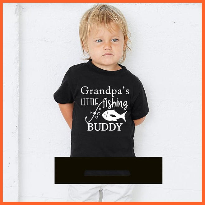 whatagift.com.au Kids T-shirts 54H8-KSTBK- / 8T Back Off I Have A Crazy Grandma Print Kids T-shirt | Letters Fashion Streetwear