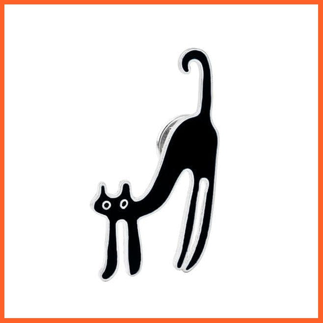 Cartoon Animal Brooches | Cool Kitten Pin Badges | whatagift.com.au.
