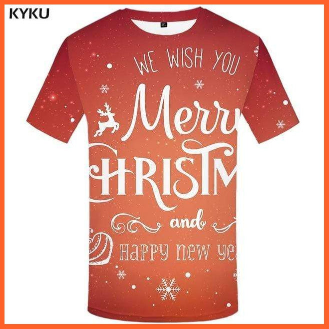 Men Christmas  3D T-Shirt - Party Funny Men'S Clothing | whatagift.com.au.