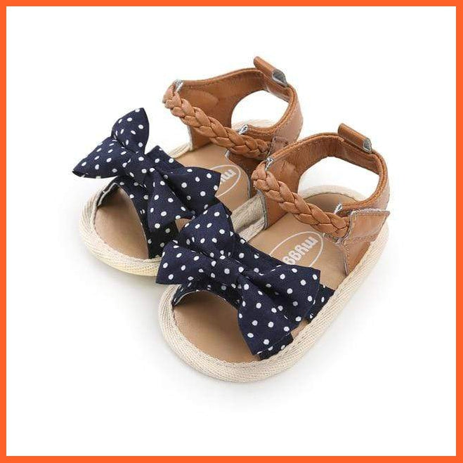 Dotted Bow Sandals For Babies | whatagift.com.au.