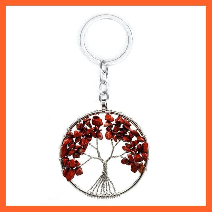 whatagift.com.au Necklaces Copy of Copy of 7 Chakras Gemstone Natural Healing Crystals Tree Of Life Pendant Necklace