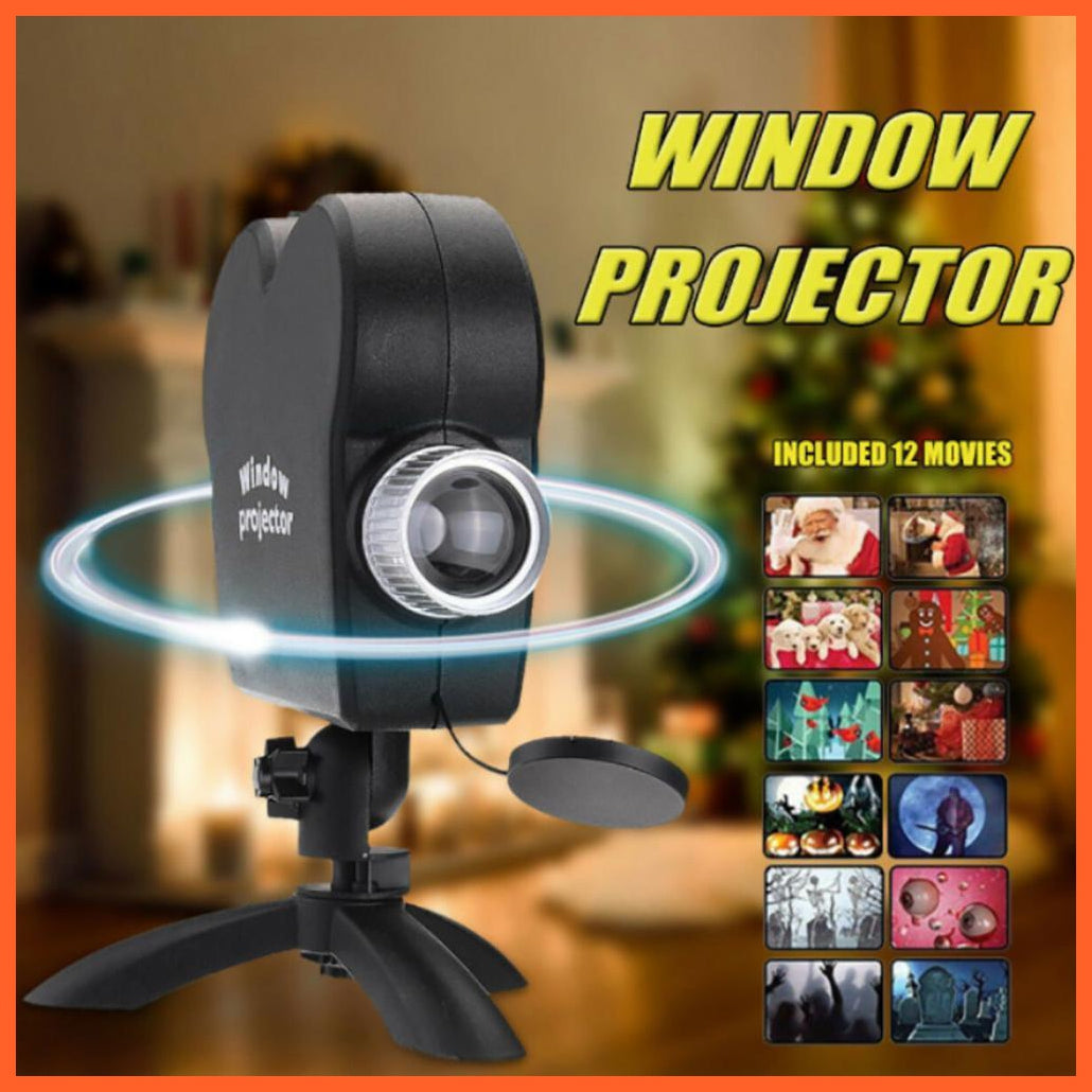 Halloween Christmas Projection Lamp With 12 Images | whatagift.com.au.