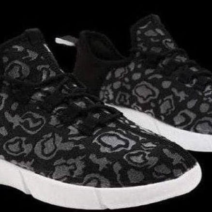 Fiber Optic Led Shoes Design - Black | whatagift.com.au.