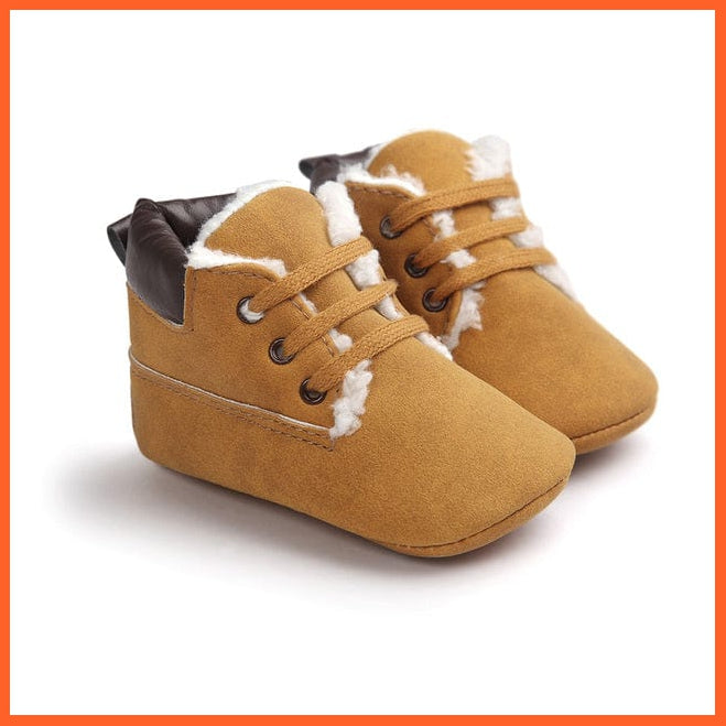 whatagift.com.au Winter 09 / 0-6 Months Infant Toddler Boy Kids | Warm Soft Bottom Anti-slip Classic Boots