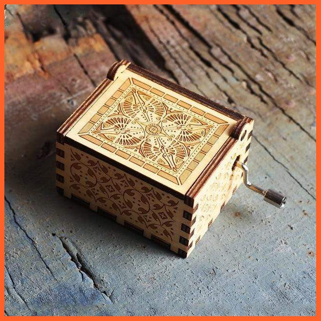 Wooden Classical Music Box Hand Crafted Design | whatagift.com.au.
